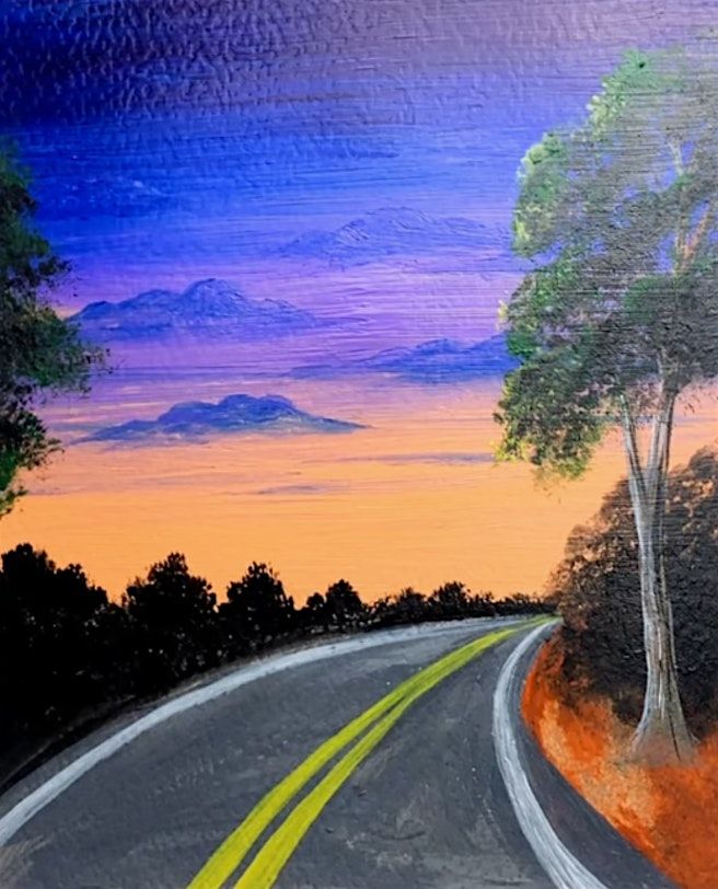 Road Trippin Paint Night Party