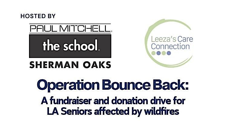 Operation Bounce Back: A fundraiser and donation drive for LA Seniors.