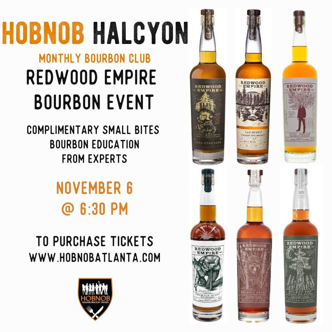 HOBNOB Halcyon Monthly Bourbon Club Meeting 