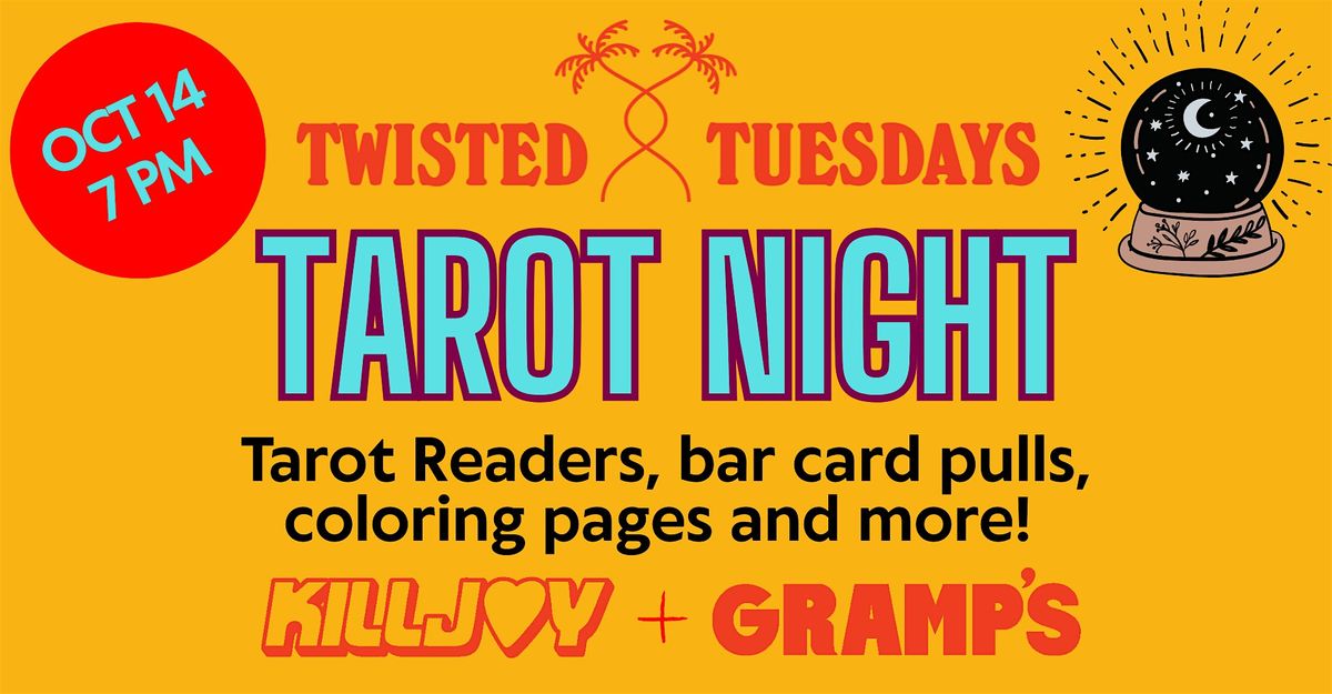 Tarot and Coloring Night - Booze-free bar night with tarot fun!