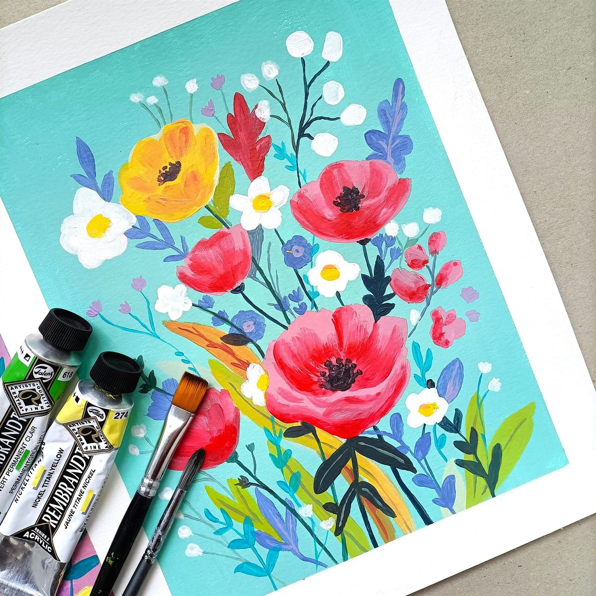 Flowers Painting Workshop