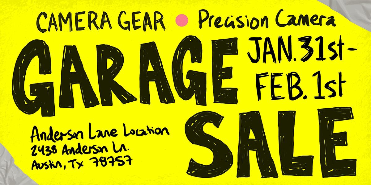 Precision Camera & Video  - Garage Sale!   (1\/31-2\/1)