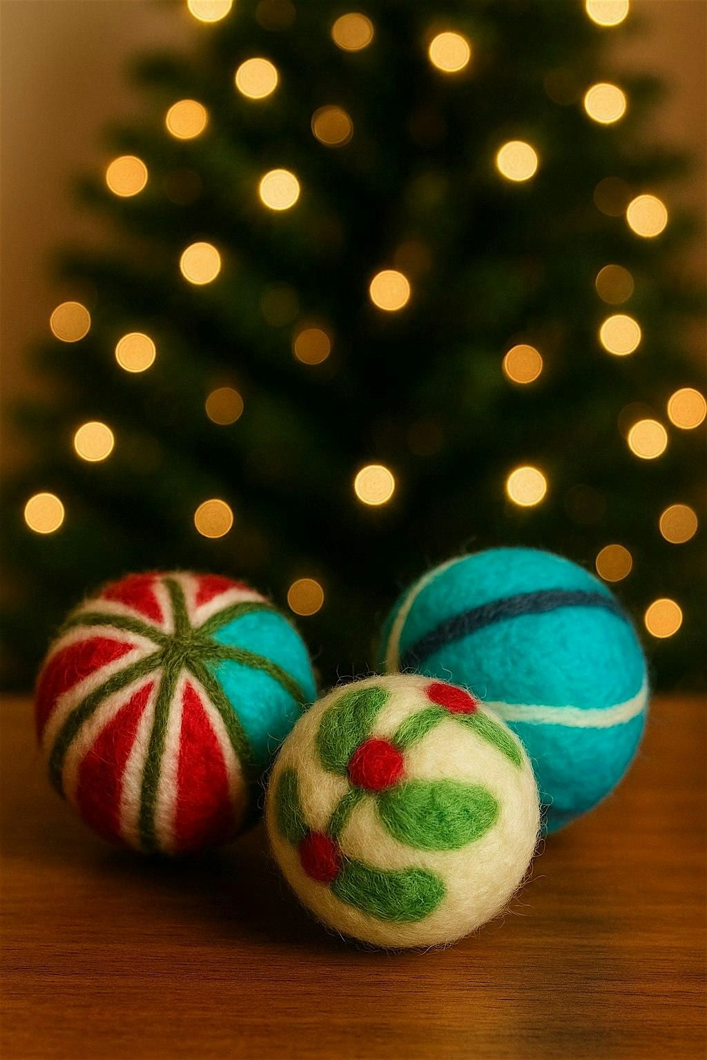 Interwoven: Woven Together - Felt Christmas Ornaments