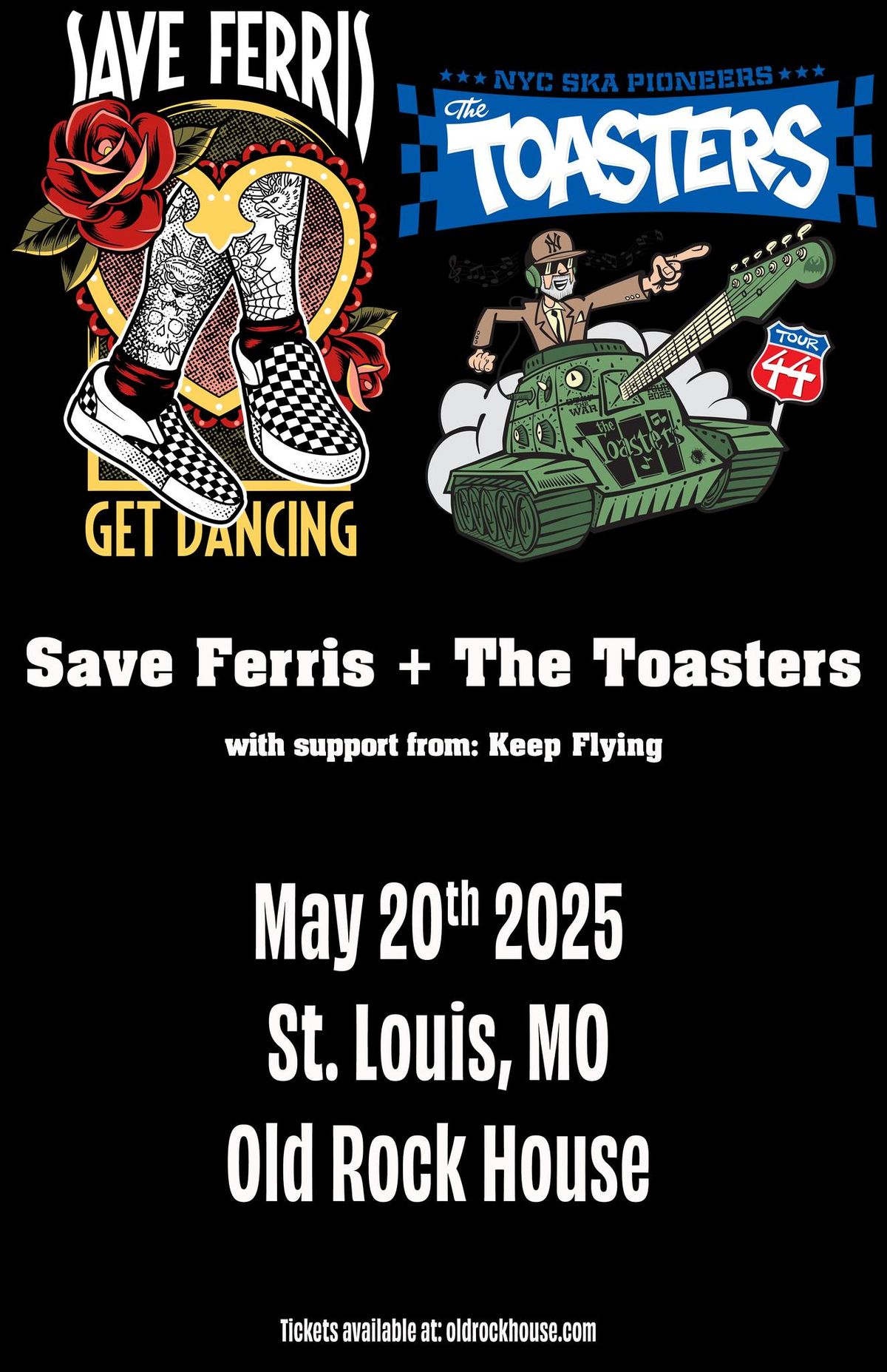 Save Ferris + The Toasters at Old Rock House