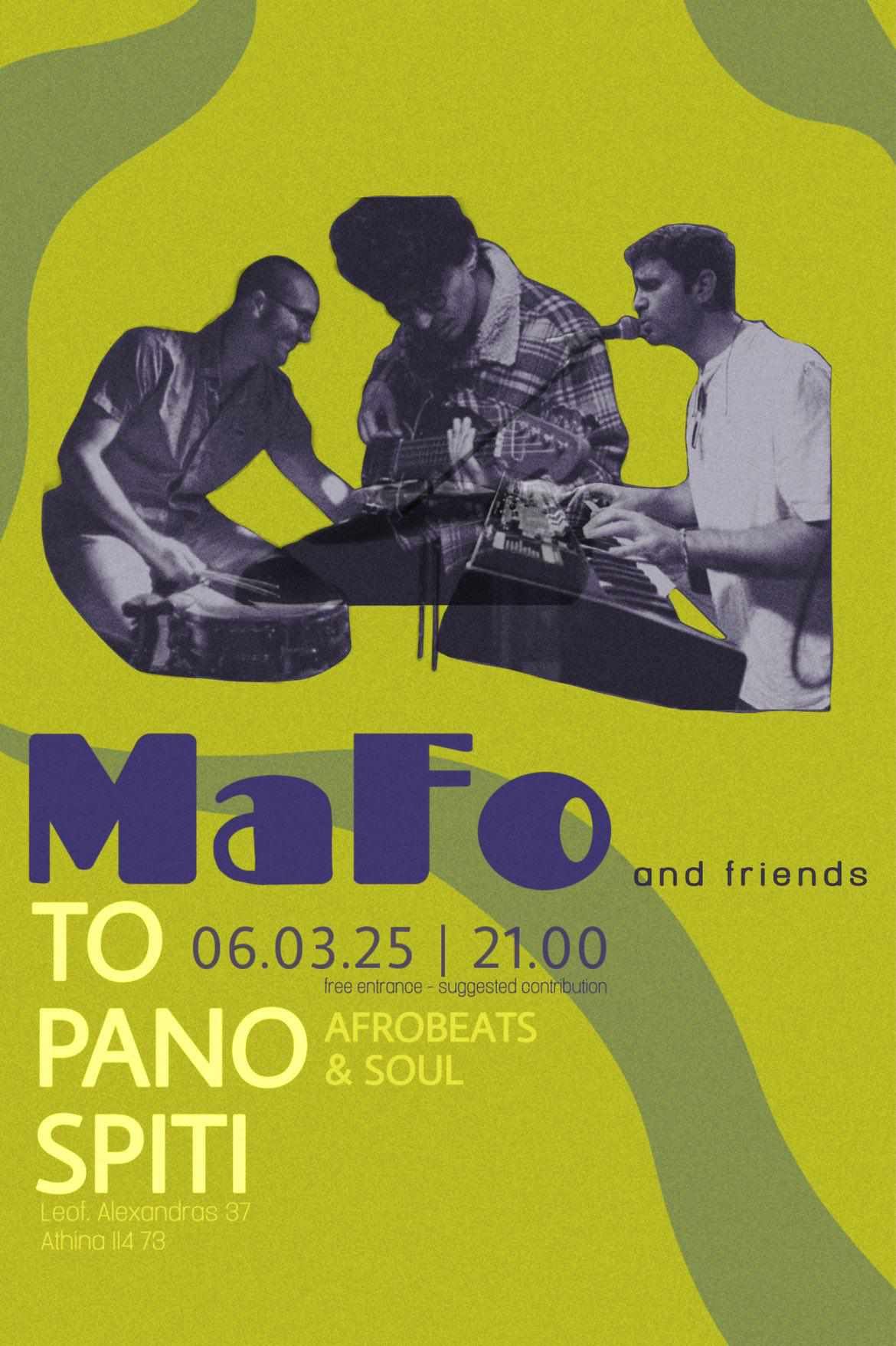 MaFo and Friends Live * Neo Soul Afro Beats 06\/03\/25