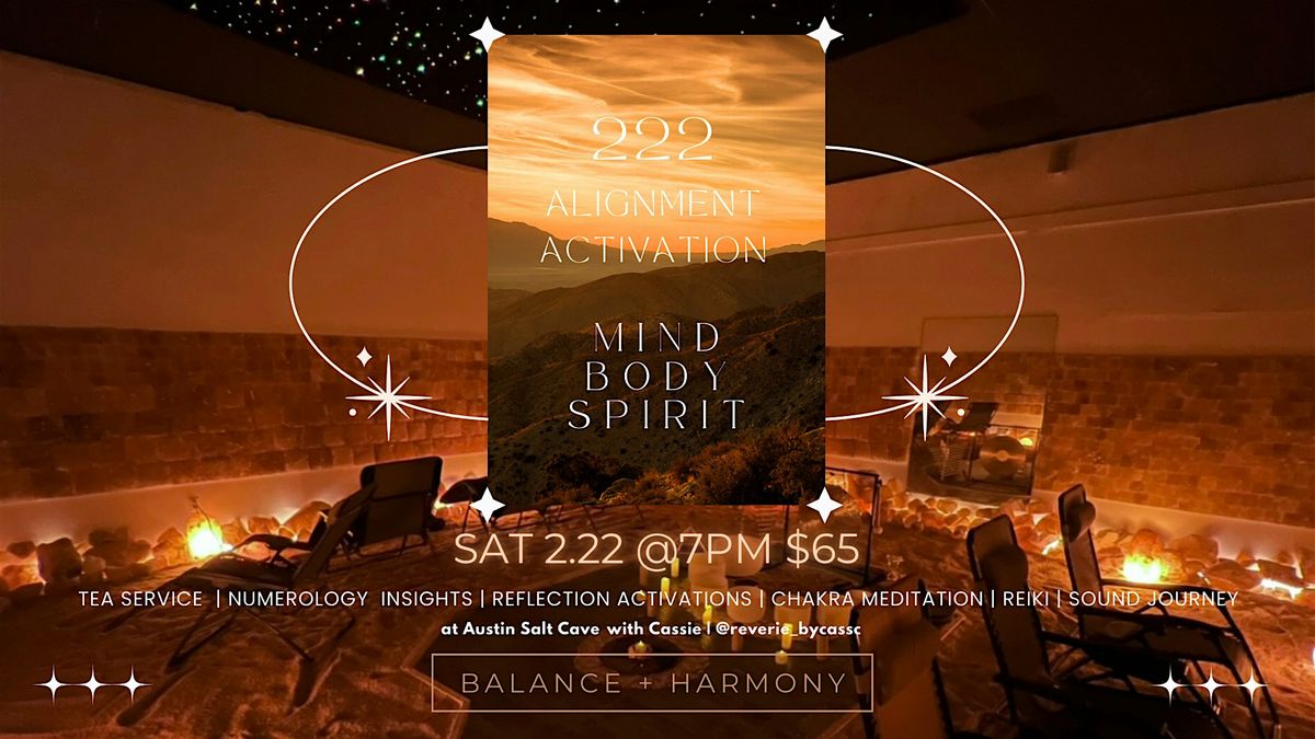 222 Portal |Balance + Harmony Activation Chakra Meditation + Sound Event