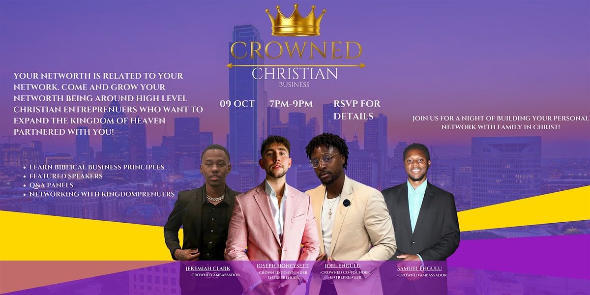 CROWNED Christian Business Network 1 Year Celebration