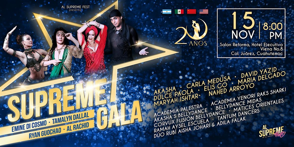 SUPREME GALA: SHOW DE MAESTROS