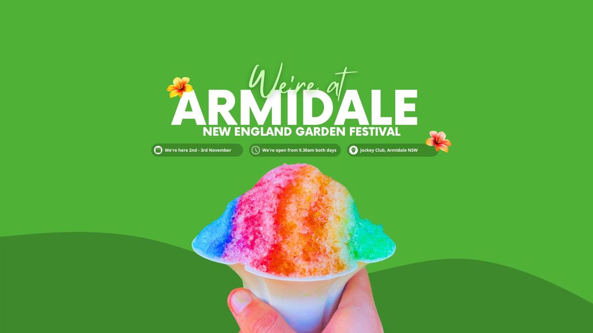 Snow Cones at New England Garden Festival (Armidale)