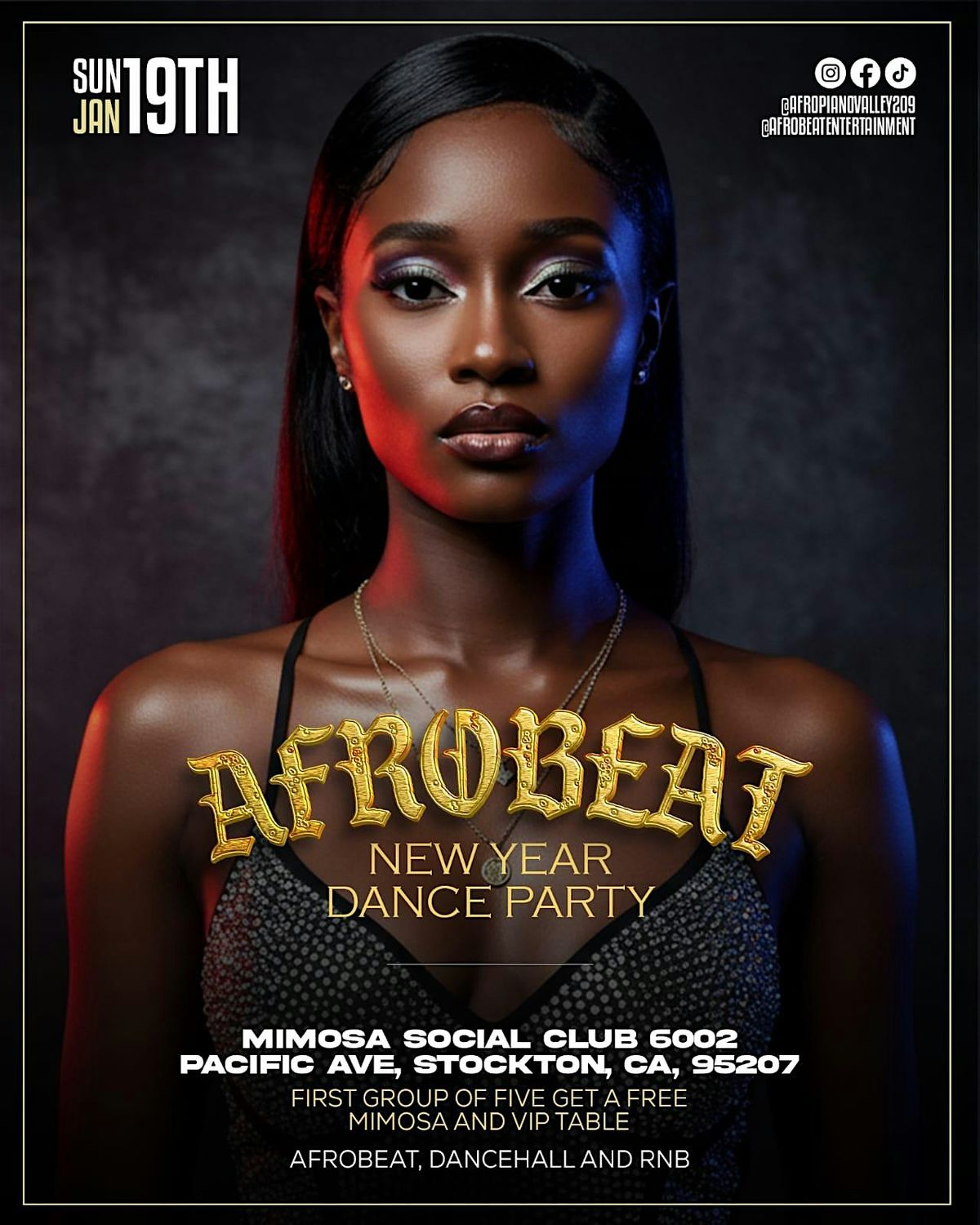 Afrobeat New Year Dance Party