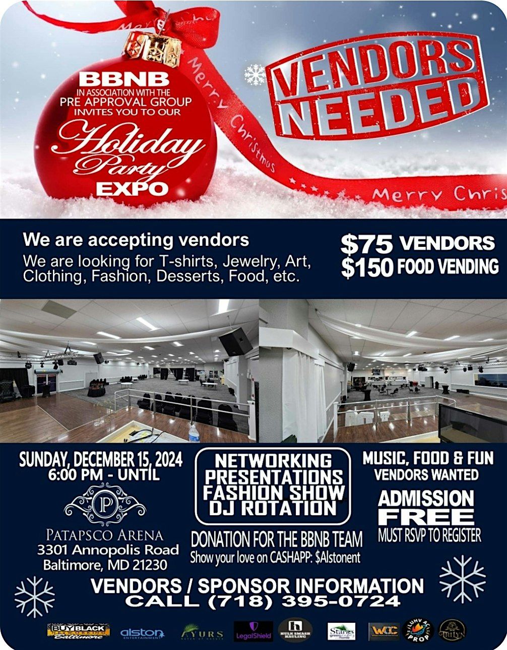 Buy Black Networking Balto Holiday Event