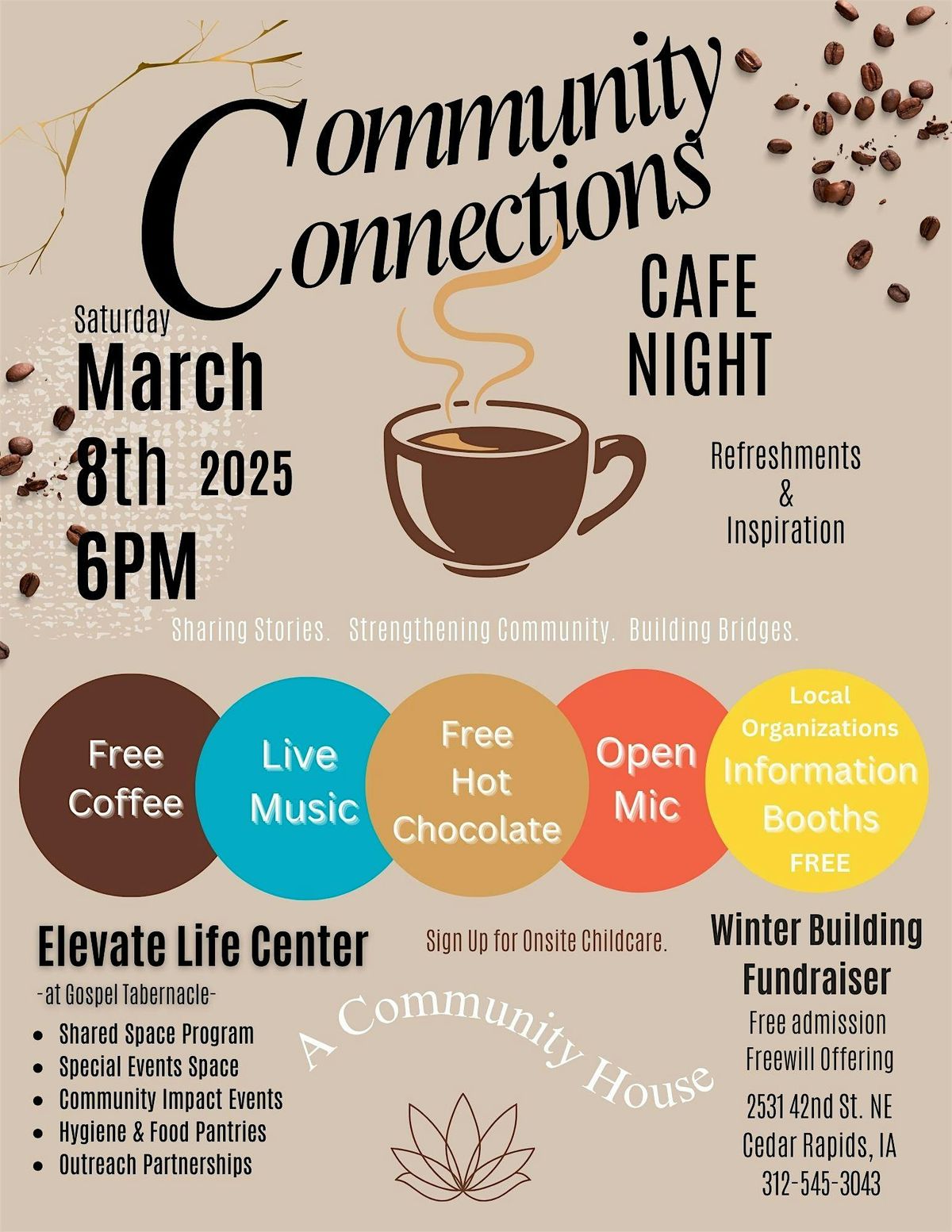 Community Connections Cafe Night