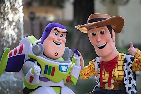 Breakfast with Buzz Lightyear and Woody from Toy Story!