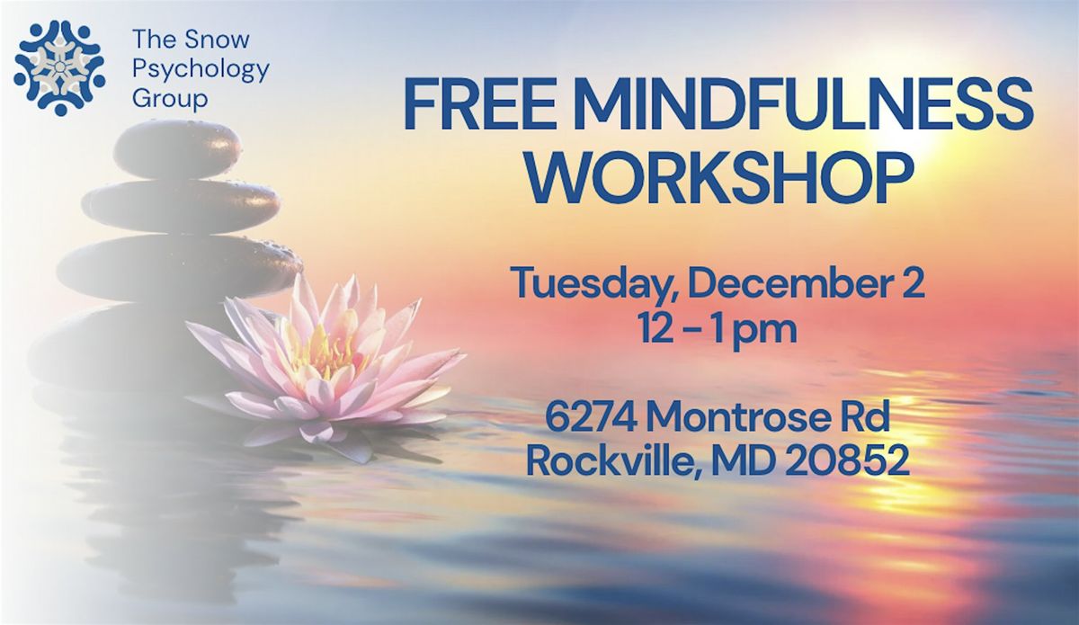 Free Mindulness Workshop