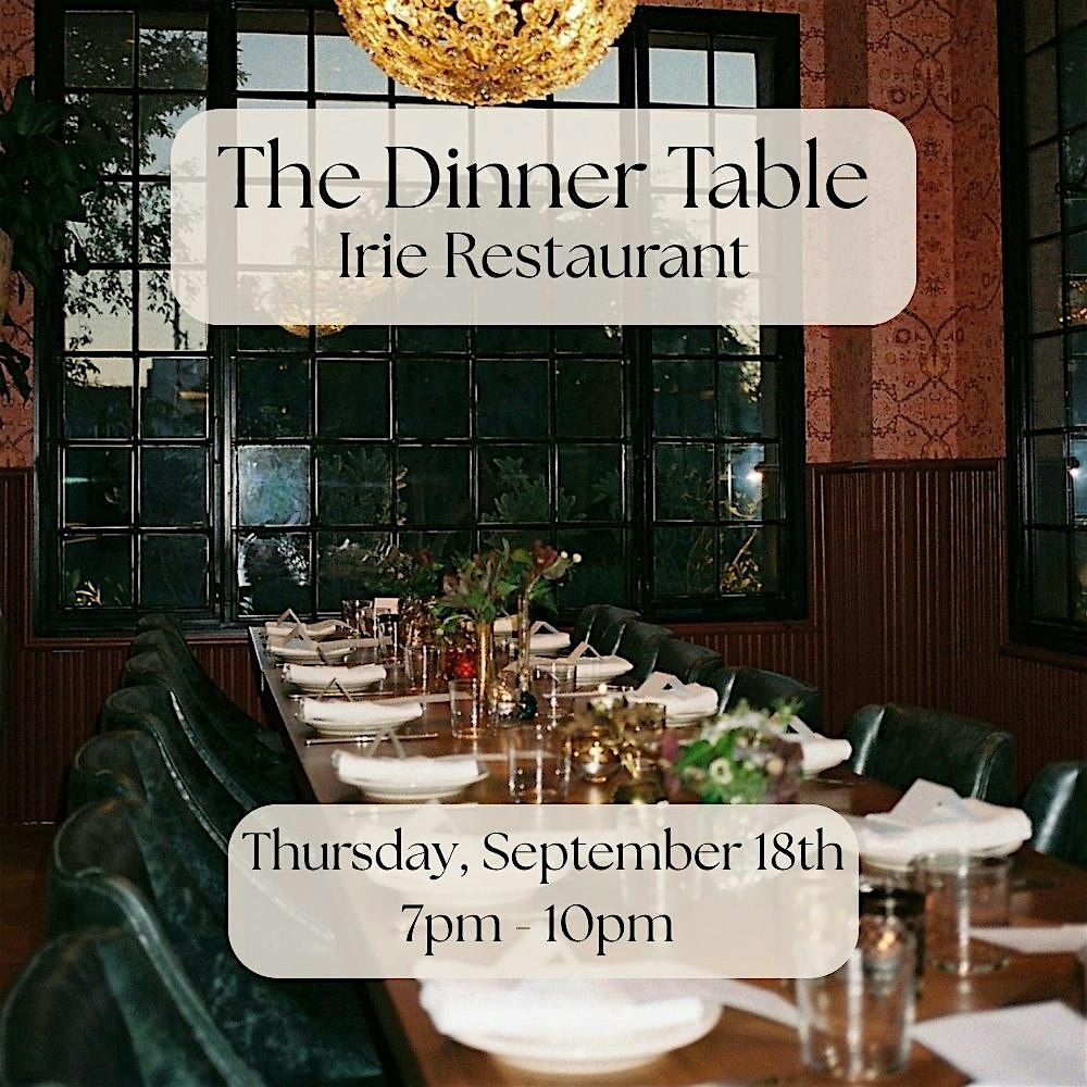 The Dinner Table at Irie (West Hollywood)