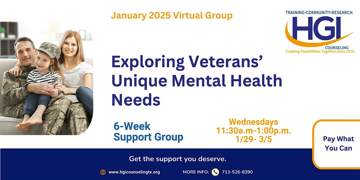 Exploring Veterans' Unique Mental Health Needs