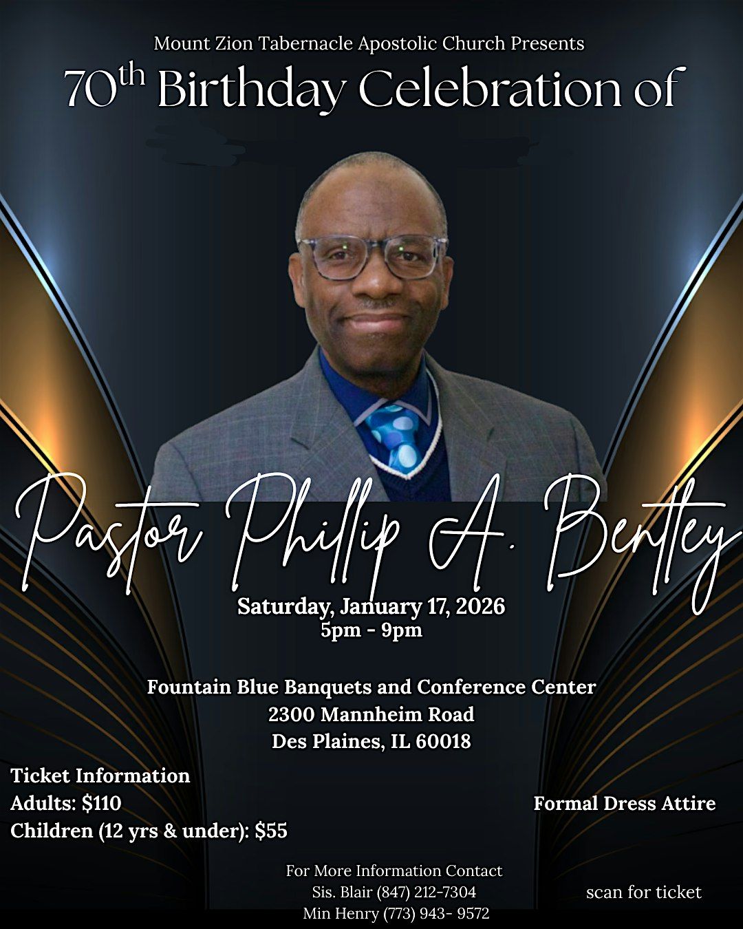 70 Years of Grace: Honoring Pastor Phillip A. Bentley