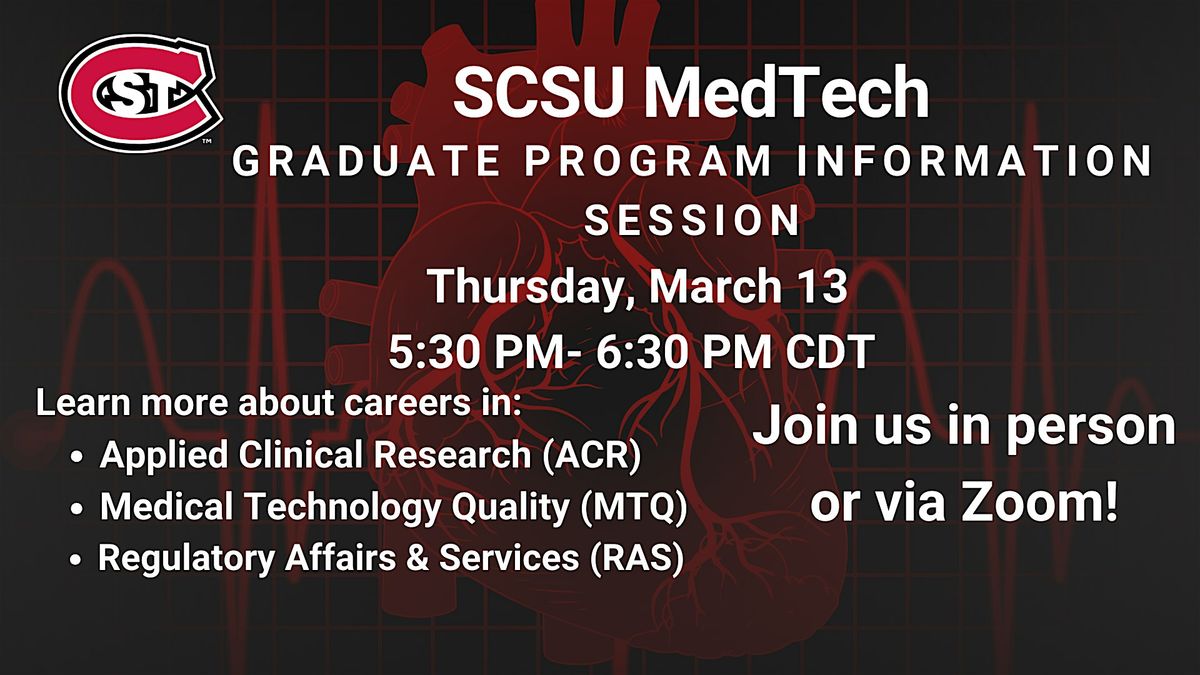 MedTech Graduate Programs Information Session