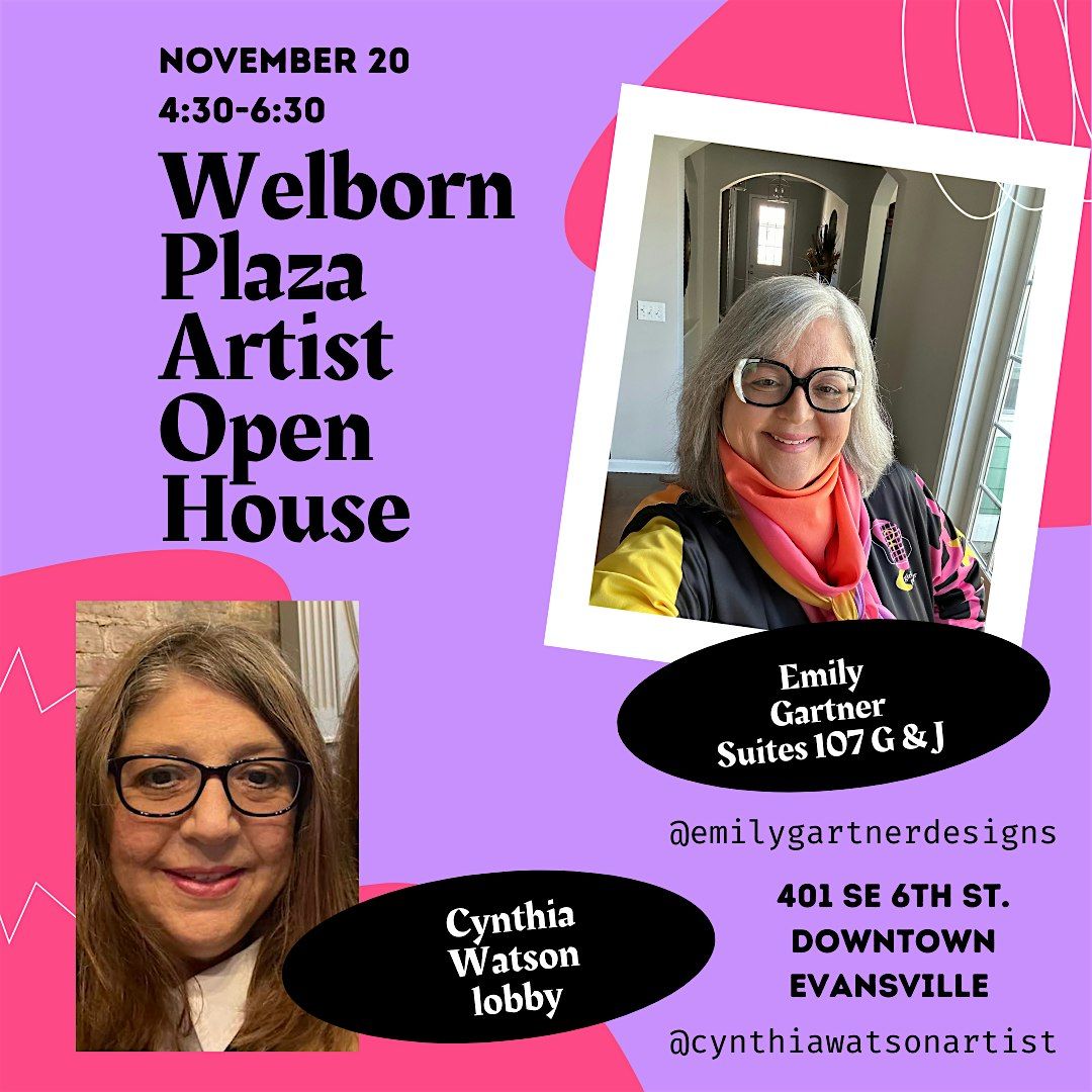 Artist Open House: Emily Gartner & Cynthia Watson