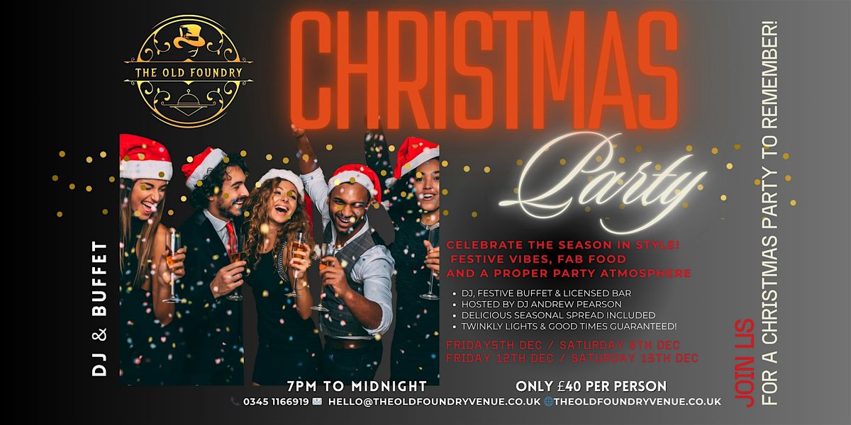 Christmas Party Night with DJ Andy Pearson