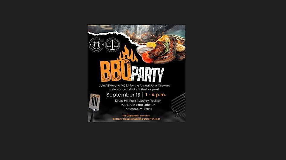 BBQ PARTY - ANNUAL JOINT BAR COOKOUT