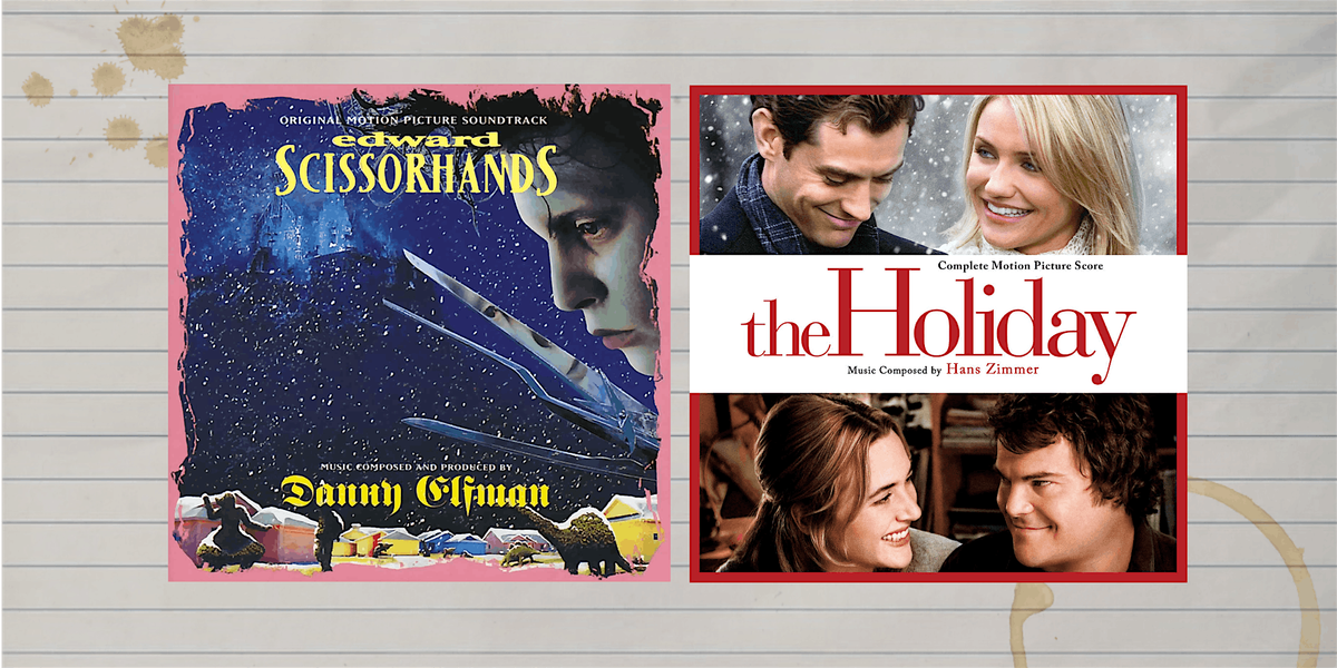 Writing to music from... Edward Scissorhands + The Holiday