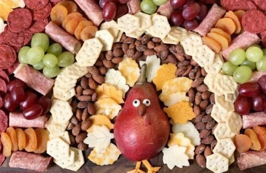 Little Chef Series - Thanksgiving Turkey Charcuterie Board