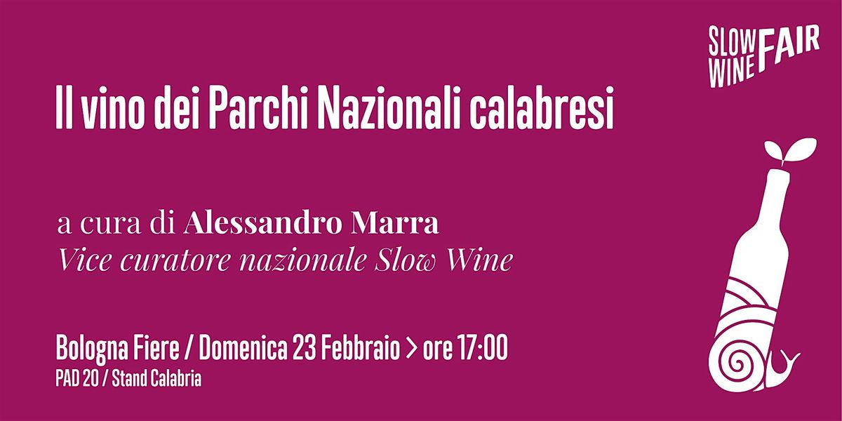 Il vino dei Parchi Nazionali calabresi