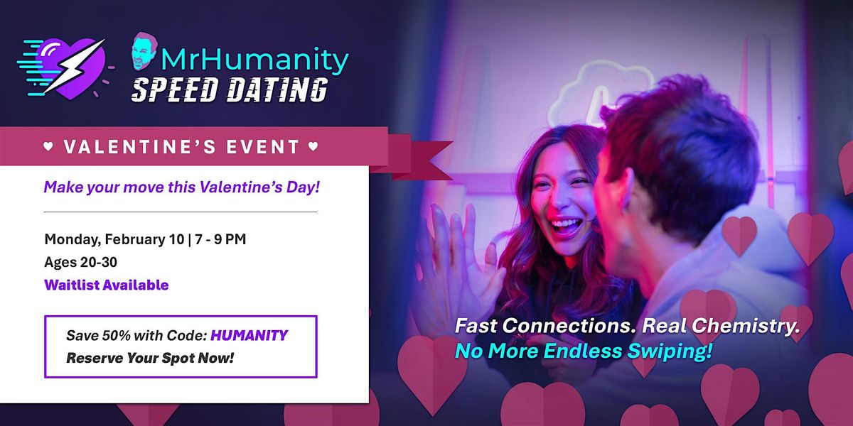 VALENTINE Speed Dating  Ages 20-30: at Marriott Courtyard, Shelton