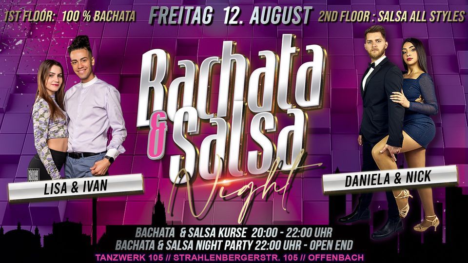 BACHATA & SALSA NIGHT - FRANKFURT - FREITAG 12. AUGUST