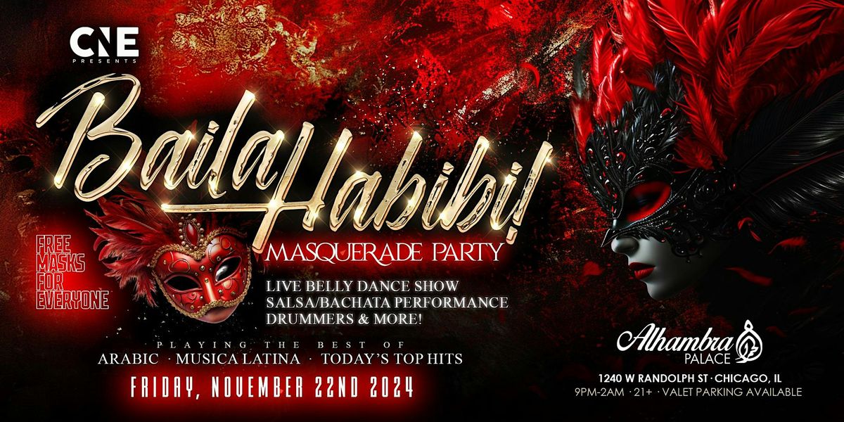 Baila Habibi Masquerade Party at the Palace