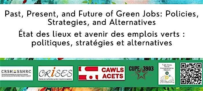 \u00c9tat des lieux et avenir des emplois verts: politiques, strat\u00e9gies et...