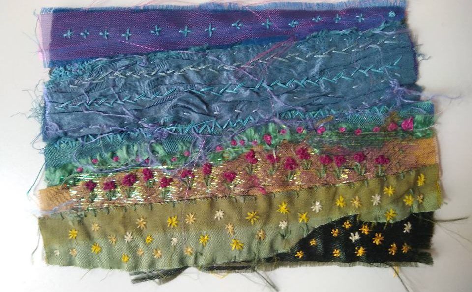 Create your own hand embroidered landscape