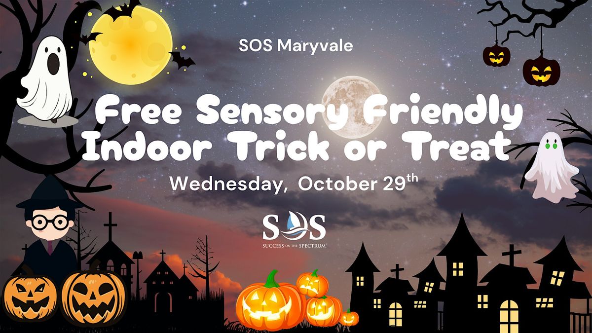 Free Sensory Friendly Indoor Trick or Treat