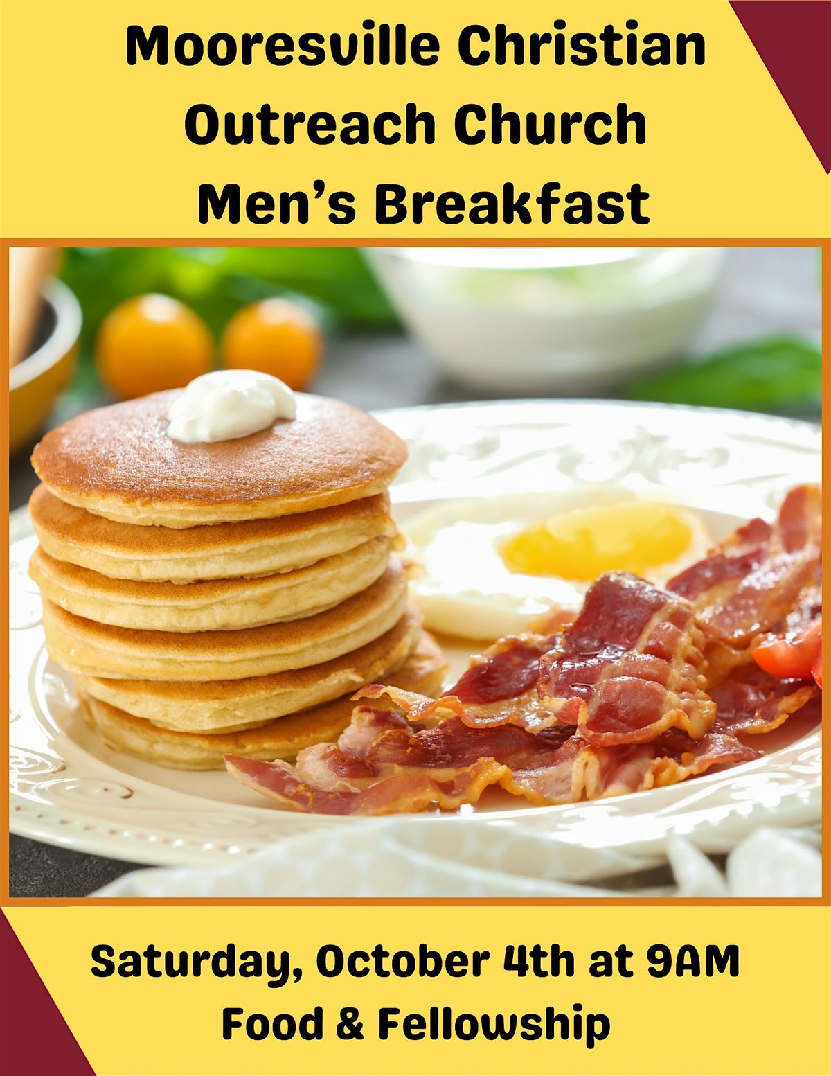 Mooresville Christian Outreach Church: Men's Breakfast