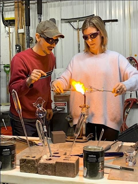 Glass Blowing - bud vase or shot glass at The Vineyard at Hershey