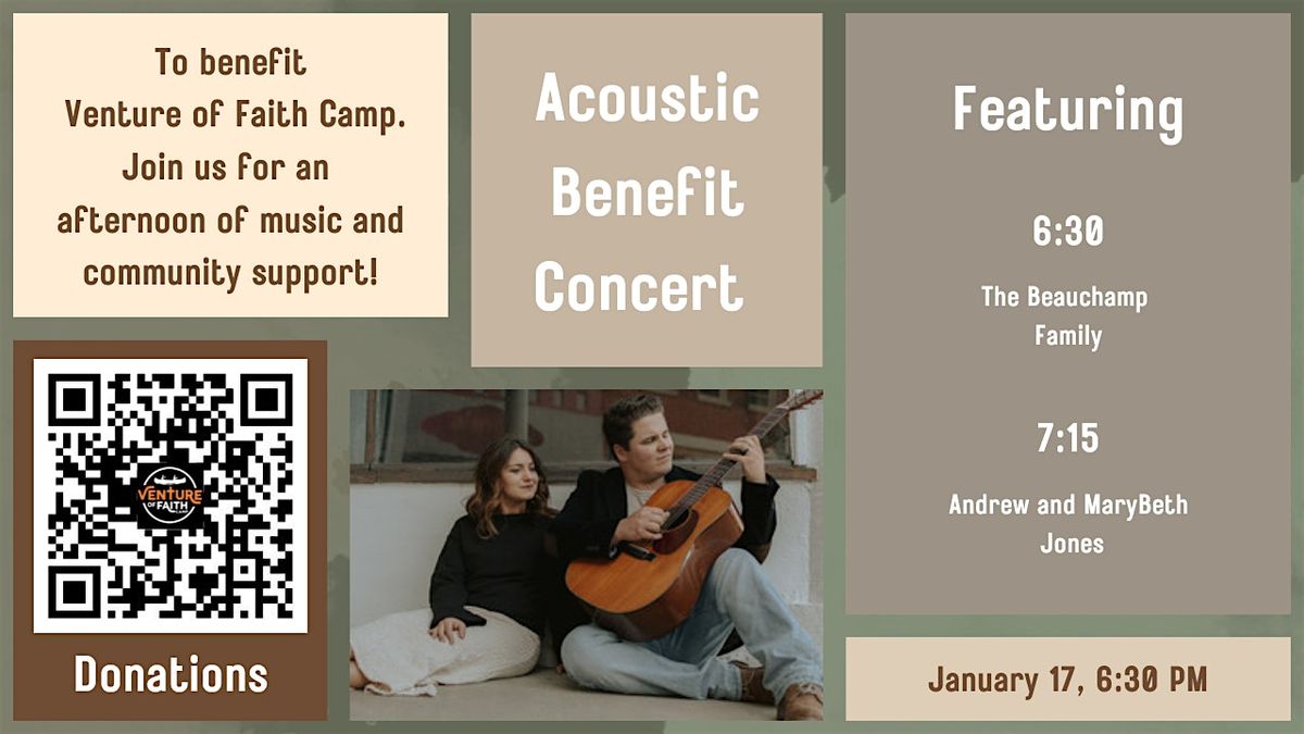 Venture of Faith Camp Benefit Concert