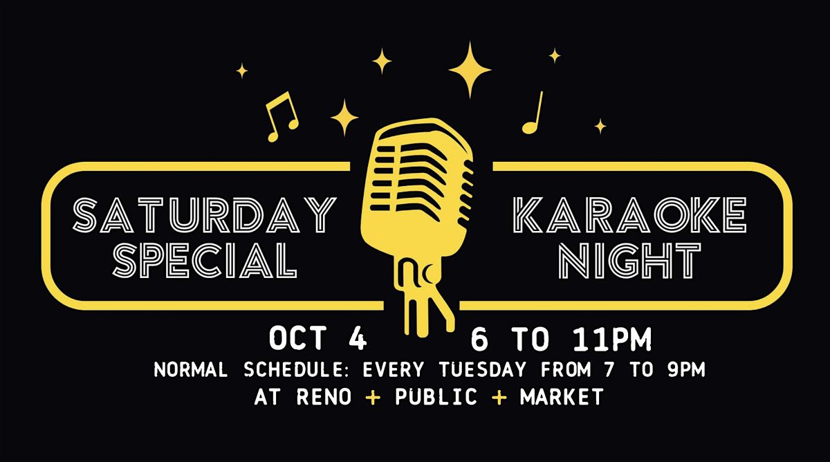 Karaoke at Reno Public Market