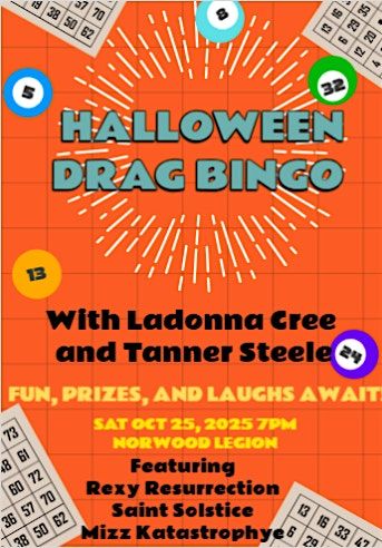 Halloween Drag Bingo