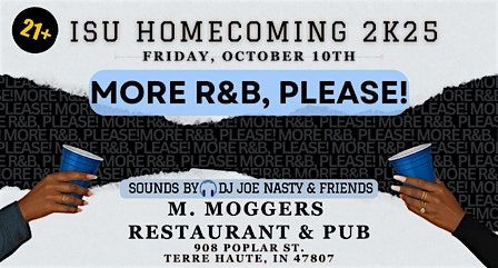 MORE R&B, PLEASE!