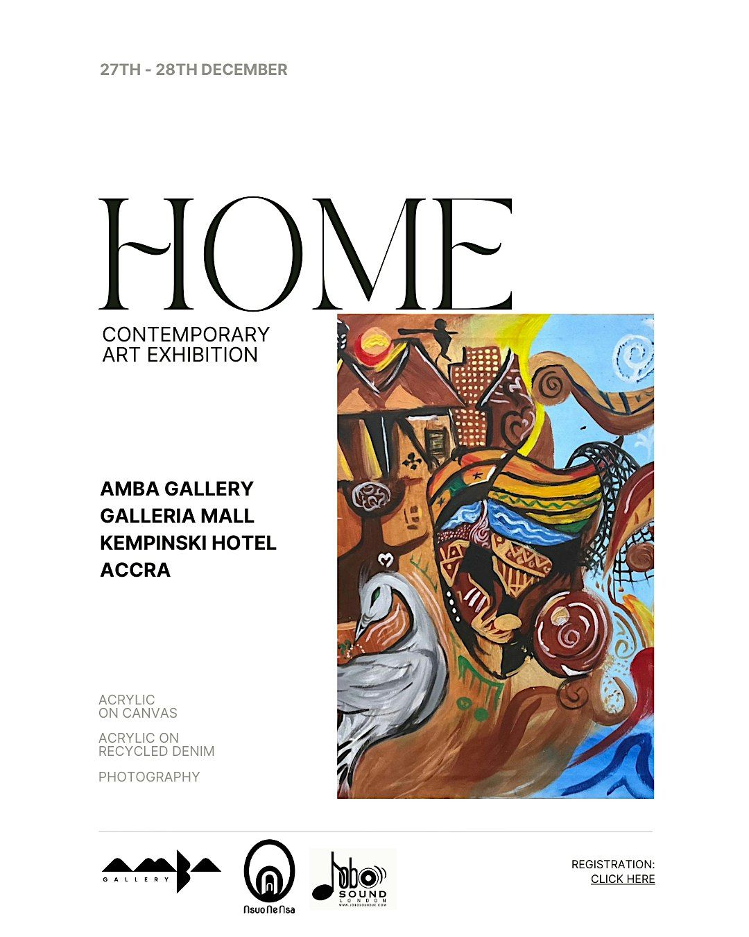 Home: A Contemporary Art Exhibition by Nsuo ne Nsa and Amba Gallery