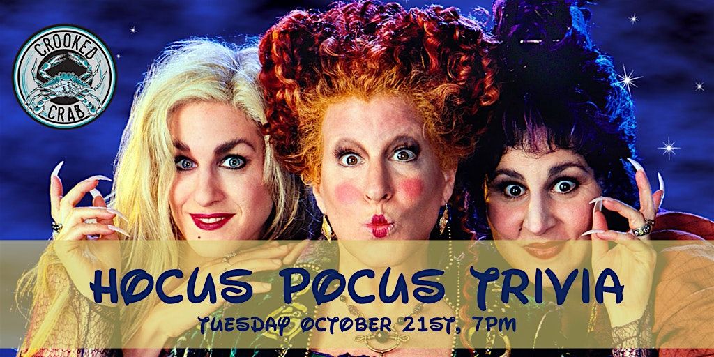 Hocus Pocus Trivia at Crooked Crab