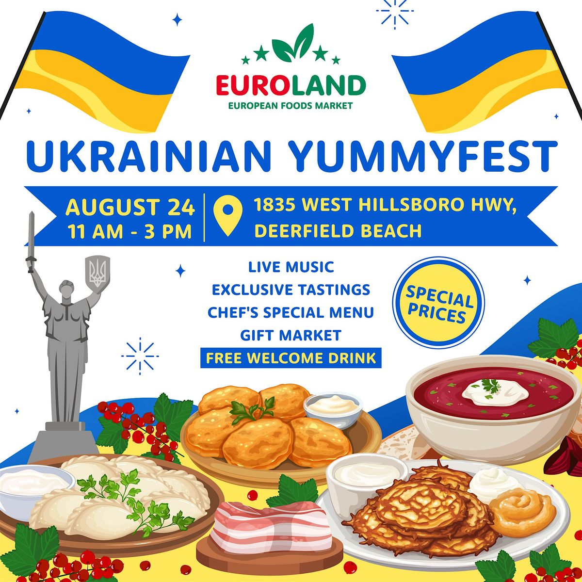 Euroland Ukrainian YummyFest in DEERFIELD BEACH