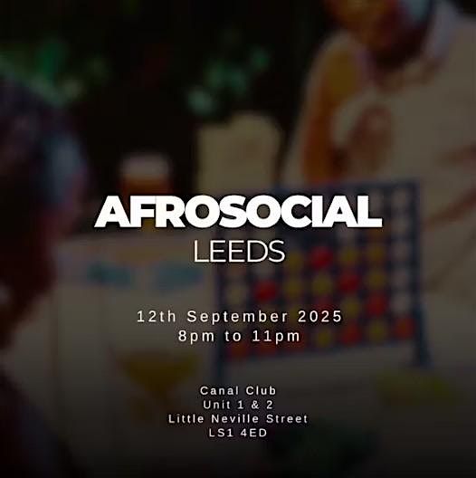 AFROSOCIAL I Leeds Games Night