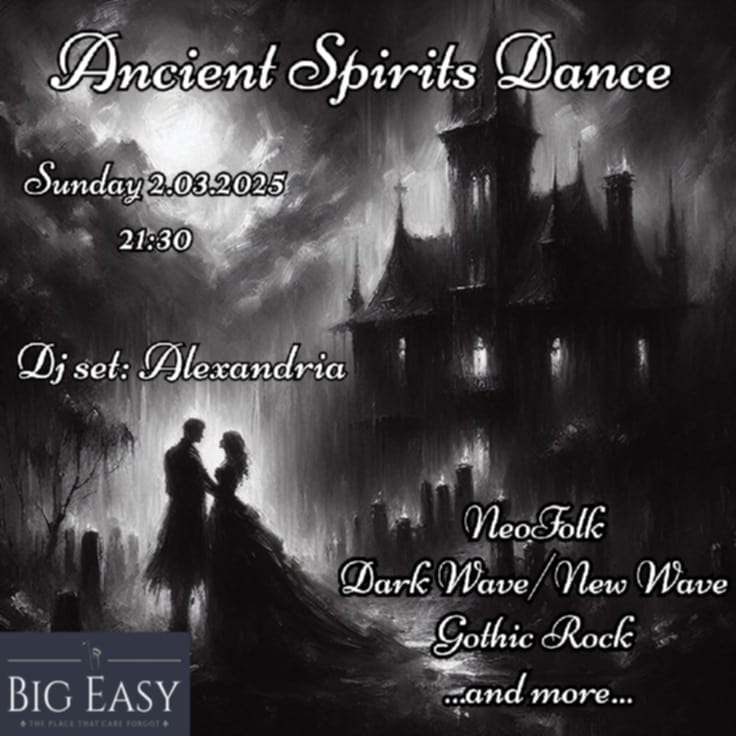 Ancient Spirits Dance - Darkwave\/Neofolk night - \u039a\u03c5\u03c1\u03b9\u03b1\u03ba\u03b7 02\/03 - The Big Easy  