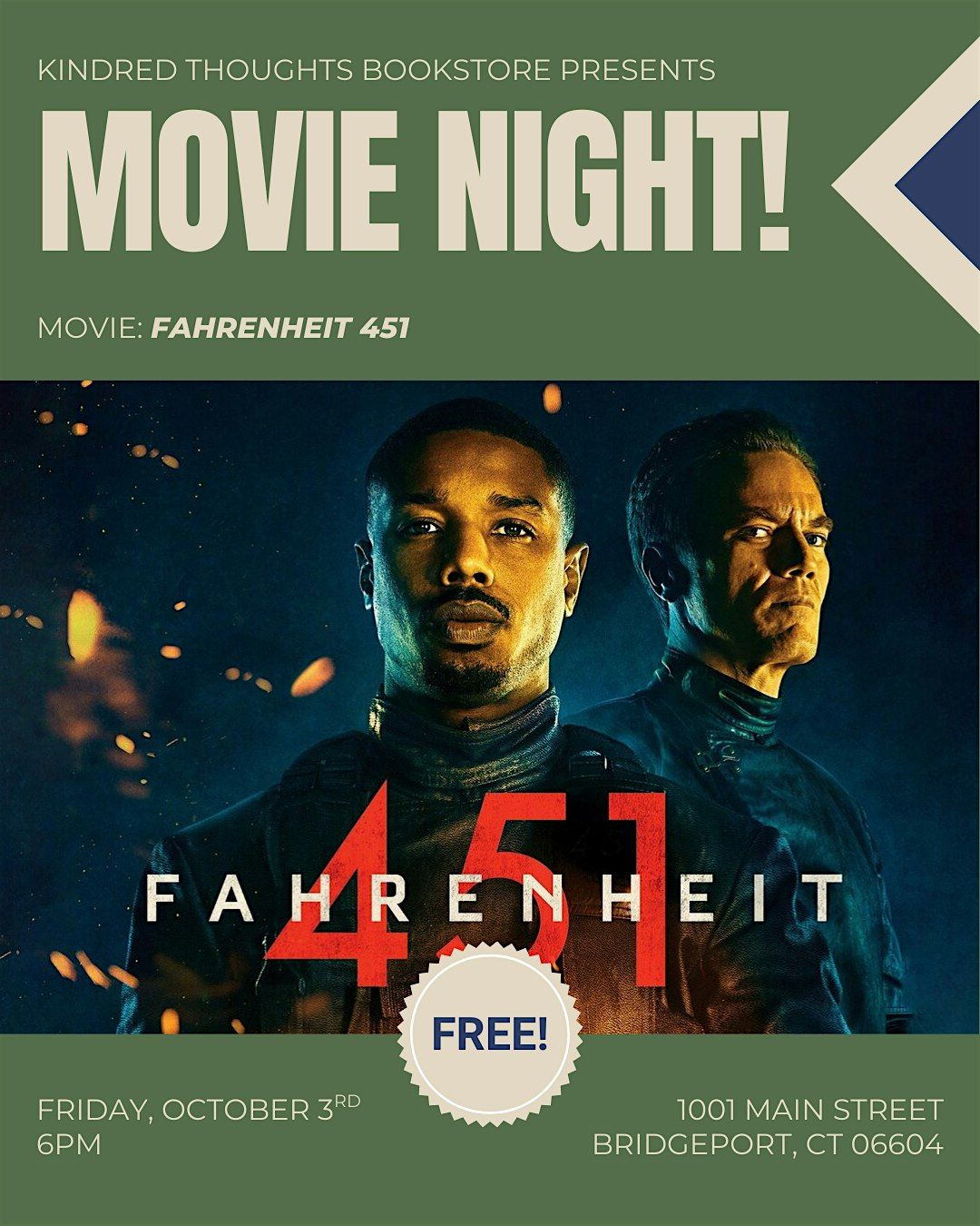 Movie Night: Fahrenheit 451