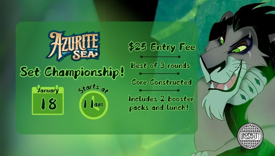 Lorcana - Azurite Sea Set Championship