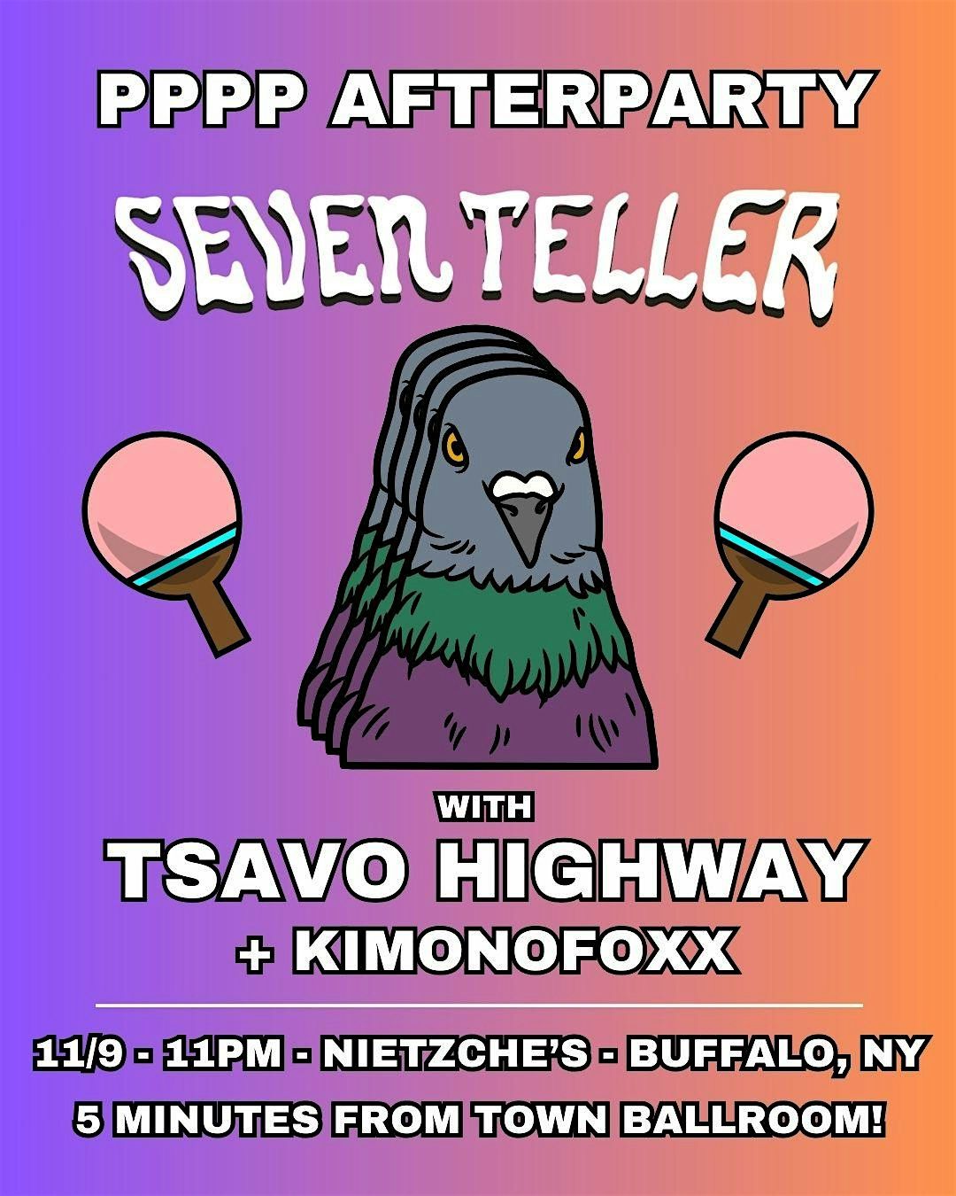 PPPP Afterparty w Seven Teller, Tsavo Highway, & Kimonofox - 11.9.2024