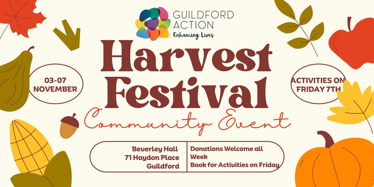 Community Harvest Week at Guildford Action