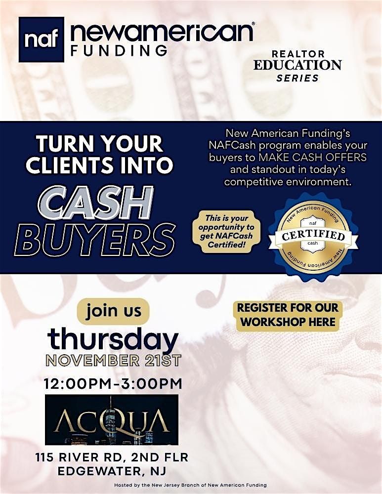 Realtor NAFCash Certification Workshop